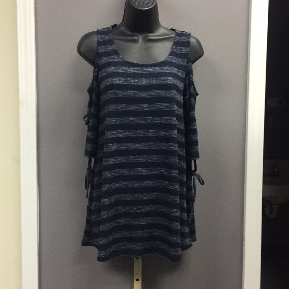 Leshop Navy Striped Tunic